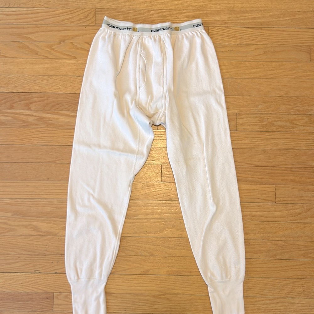 Men’s Carhartt Force Thermal Long John’s. Size Large. Very Warm. Off White.